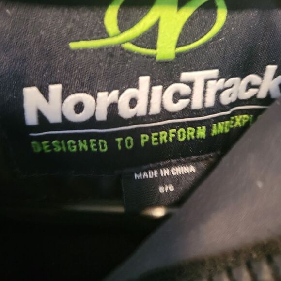 Nordic Track Men's Black Winter Coat Two Layer Zip Size Small - Picture 6 of 8